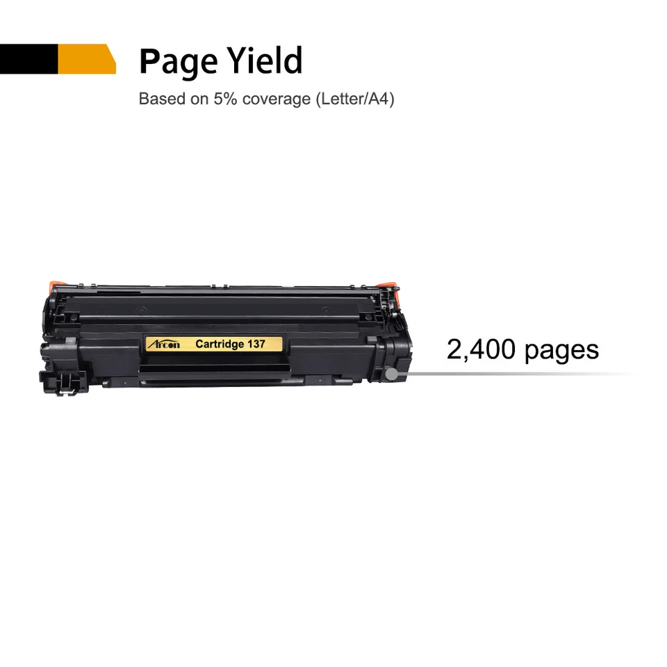 Картридж CRG 137 137 для Canon 137 тонер MF232w MF242dw D570 MF236n MF216n лот - Изображение 2 из 4