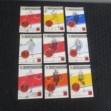 2019-20 Donruss Craftsmen Lot(9) Simmons/Lebron/Curry/Durant