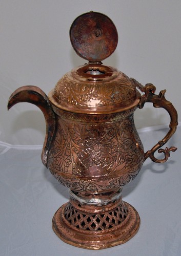 Himalayan Kashmiri Copper Samovar Handmade Decorative Piece (NEW) - Picture 8 of 12