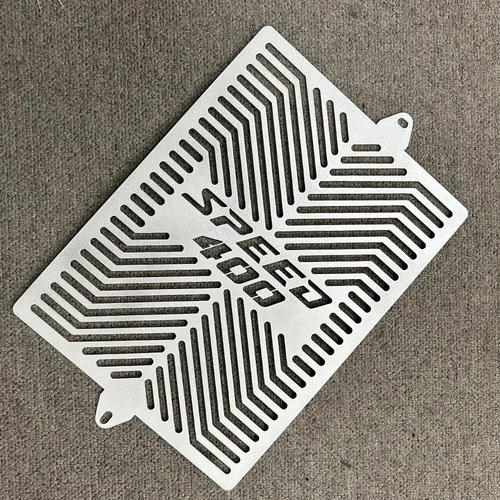 NUEVO Protector de cubierta de rejilla de radiador para Triumph Speed 400 2024 plateado - Imagen 4 de 7