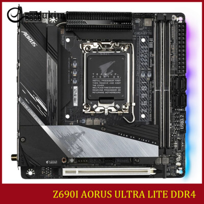 FOR GIGABYTE Z690I AORUS ULTRA LITE DDR4 LGA1700 64GB Mini-ITX Motherboard Test