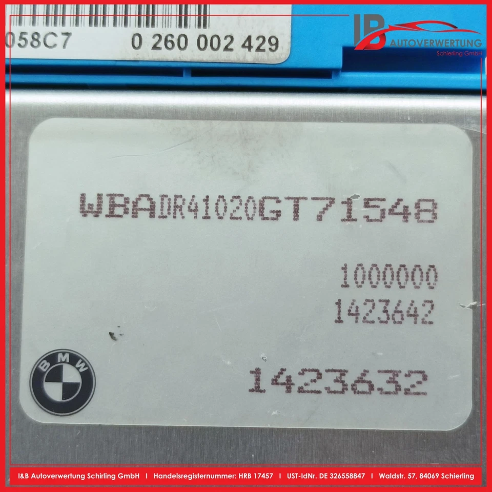 Centralina cambio automatico BMW 5 TOURING E39 523I 1423642 0260002429 1423632 - Immagine 4 di 4