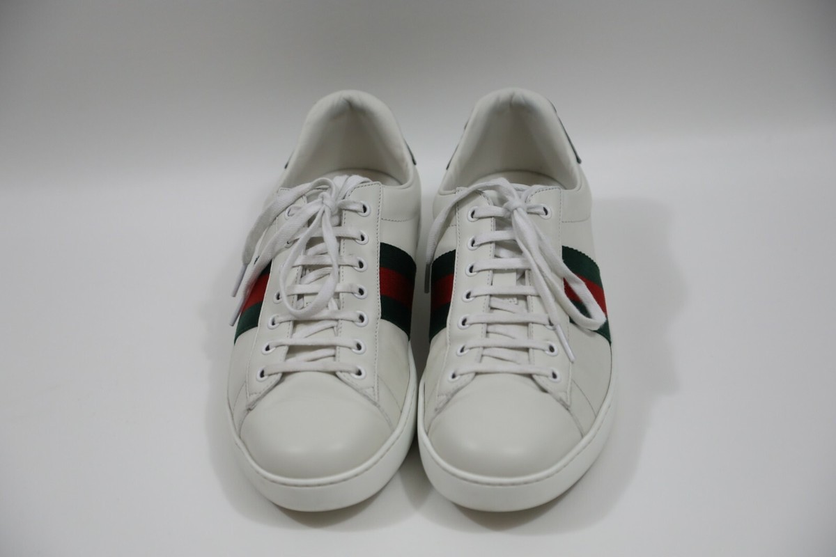 スニーカー GUCCI FW24 'Hyper Ace' sneakers (806633AADMG 9053) Women's Gucci Ace sneaker with Web in beige and ebony
