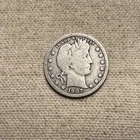 1907-S Barber Silver Quarter VG Uncertified QA