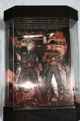 MCFARLANE TOYS MOVIE MANIACS JASON VS FREDDIE FIGURE | eBay