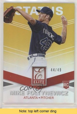 2015 Panini Elite Status Gold 44/49 Mike Foltynewicz #31 READ z6b