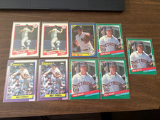 Walt Terrell 9 card lot 1990 1991 Fleer Score Donruss Topps Yankees Tigers