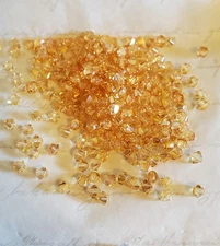 Swarovski 5328 4mm bicone beads, Crystal Brandy (24pcs) Custom Coated 