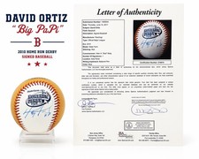 David Ortiz Big Papi Signed 2010 Home Run Derby Baseball JSA LOA Red Sox Auto