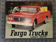 1964 Dodge Fargo Light Truck Brochure Original Canadian