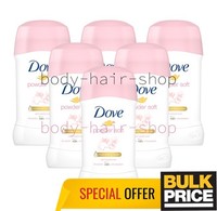 Dove Powder Soft Deodorant Stick 48H Schweiß Geruchsschutz Empfindliche Haut ...
