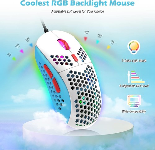 ZIYOULANG T60 Wired Gaming Keyboard & Mouse Combo+Coiled USB C Cable - 第 51/54 張圖片
