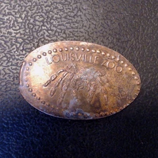 TARANTULA Louisville Zoo - Press Coin Elongated Penny Souvenir