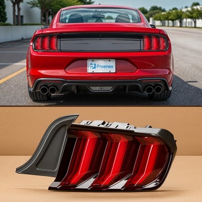 LED Tail Light for 2018-2023 Ford Mustang Sequential Signal Lamps Passenger Side