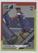 2019 Panini Donruss Optic Rookies Red & Yellow Prizm Trysten Hill #127 0q0m