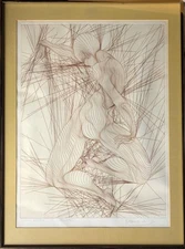 Guillaume Azoulay- Etching on Paper "Contraction"