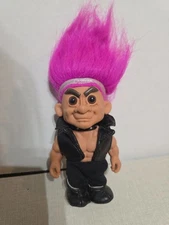 Vintage Russ Troll Doomslayer Zorenzo 1980s 1990s 5" Muscle Guy Orange Hair 