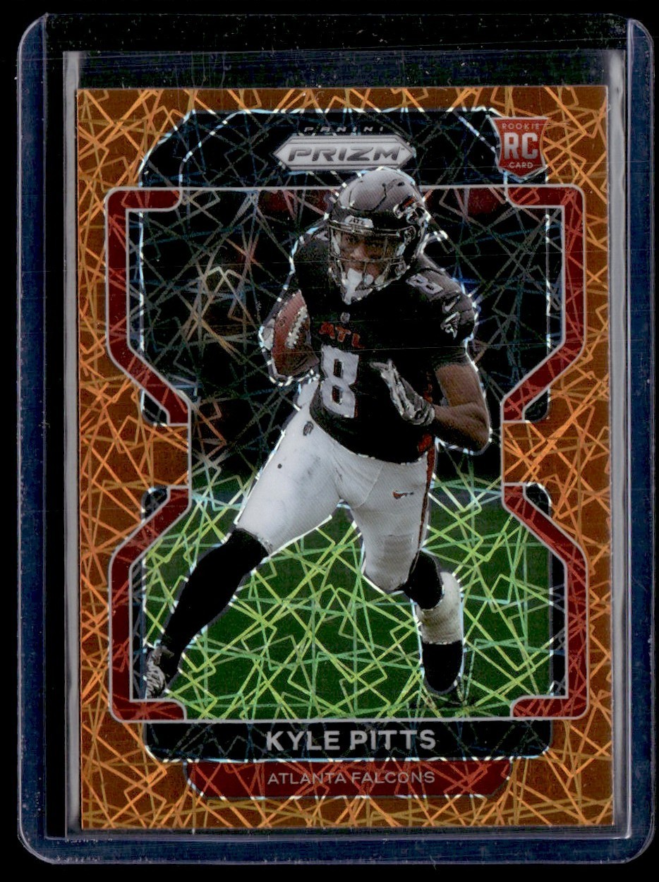 2021 Panini Prizm Orange Lazer Kyle Pitts #341