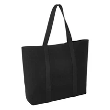 A New Day Engineered Knit Tote Handbag Carryall Black