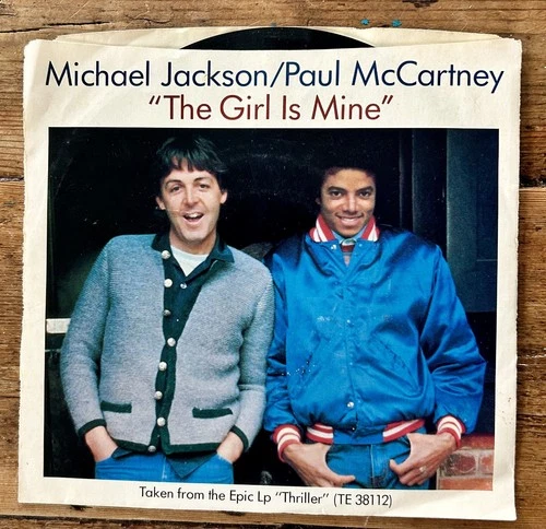 Michael Jackson & Paul McCartney "The Girl Is Mine" 45 with TWO Picture Sleeves!