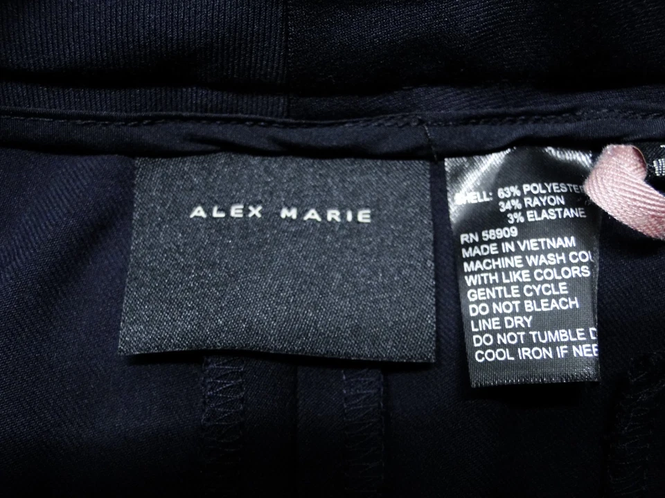 Alex Marie Women's Size 10 Navy Dress Slacks / Pants - NEW - Image 4 of 4