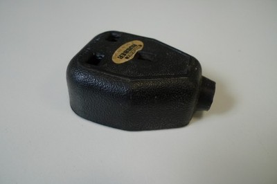 Stecker Duraplug Gummi schwarz Oldtimer 13A Netzsteckdose Garage Werkstatt