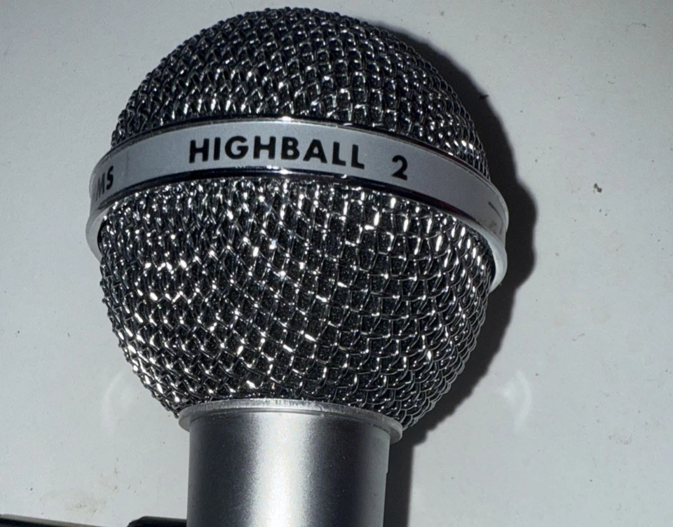 REALISTIC Omnidirectional Microphone HIGHBALL-2 600 OHMS 33-985E MIC Audio - Image 3 of 4