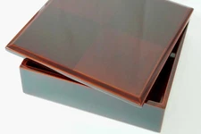 Echizen Lacquerware Jubako modern checkered pattern Single-tiered Food Box Japan