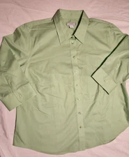 Lady Hathaway Woman's Blouse - Size XXL  - Beautiful Green Button Up