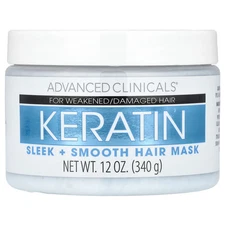 Keratin,  Sleek + Smooth Hair Mask,  12 oz (340 g)