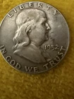 1952 Franklin Half Dollar 90% Silver U.S. Coin Circulated