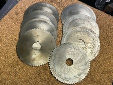 8x Metall Kreiss&auml;geblatt HSS 125x2,0 Konvolut Scheibenfr&auml;ser S&auml;geblatt DDR