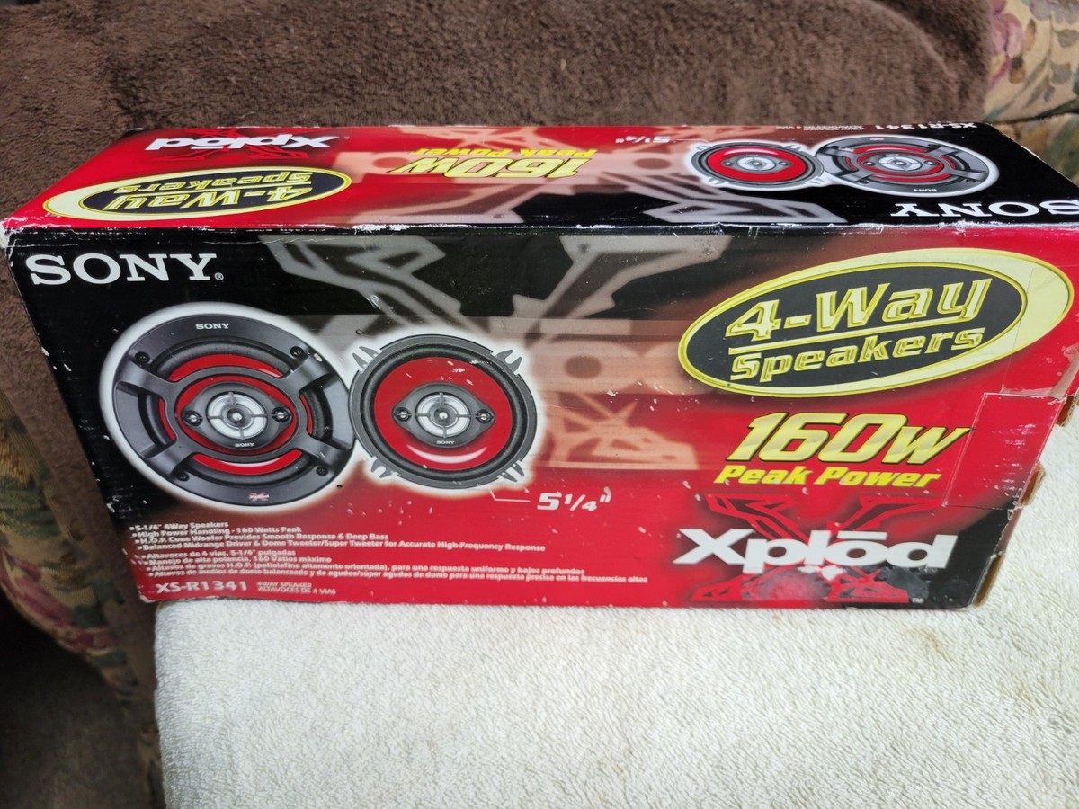 Sony Xplod 160w 4-Way Speakers 5 1/4
