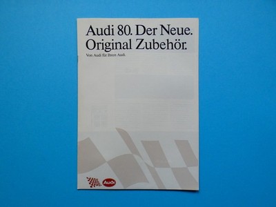 Prospekt / Katalog / Broschüre - Audi 80 (B3) - Original Zubehör - 01/87