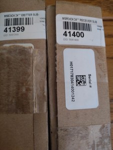 NEW Banner MSR2424 41400 / MSE2424 41399 Light Curtain Emitter & Receiver Set