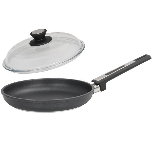 Skk Aluguss Bratpfanne Ø 24 Cm Induktion Antihaft Pfanne Beschichtet Mit Deckel-image