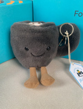 Jellycat Amuseables Coffee Cup Plush Keychain Soft Stuffed Toy New Tag Cute Gift