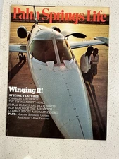 Palm Springs Life Magazine Of The Desert Empire October 1974 Airplanes Lindbergh