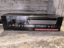 Peterbilt 385 Semi with Meyer 9140RT Boss Silage Trailer 1/64 Scale Spec-cast