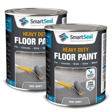 Garage Floor Paint 2 x 5 Litre BUNDLE Hard Wearing 10 Colour Options