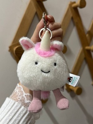 Jellycat Amuseables Unicorn Plush Stuffed Keychain Bag Charm Cute Gift - NWT