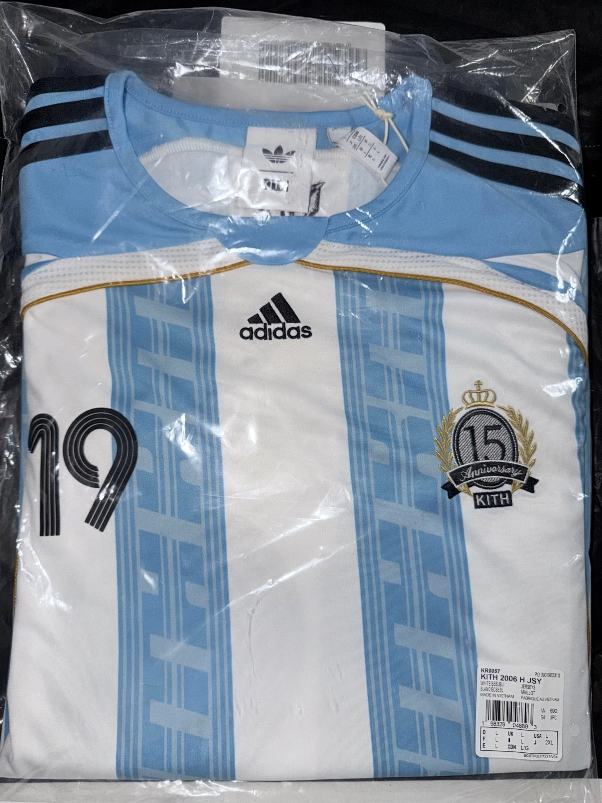 Kith Messi Adidas Football Jersey size Large