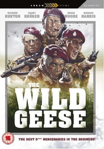 The Wild Geese (DVD) Richard Burton Roger Moore Richard Harris Hardy Krüger - Picture 1 of 1