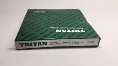 Tritan 12B-1-10 Ft Roller Chain #12B 3/4'' Pitch 1 Strand 10 feet Length
