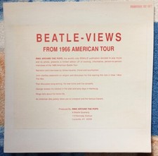 THE BEATLES Beatle-Views 1966 American Tour PROMO ONLY LP Ring Around The Pops