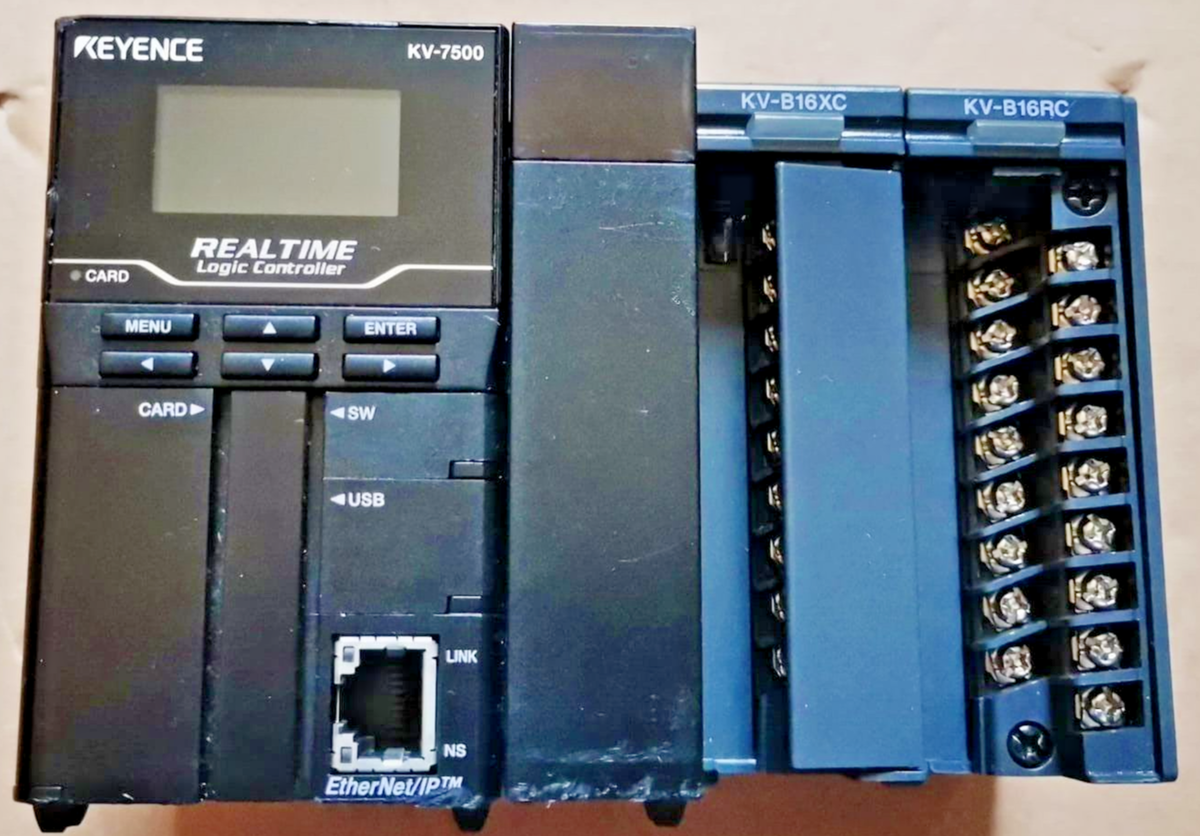 KEYENCE KV-7500+KV-B16XC & RC PLC CPU MODULE | eBay KEYENCE KV-7500+KV-B16XC & RC PLC CPU MODULE | eBay