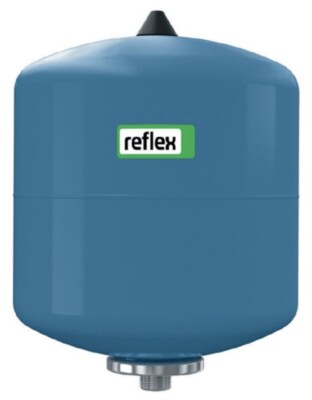 REFLEX 7301000 Membran-Druckausdehnungsgefäß Refix DE blau, 10 bar 8 l