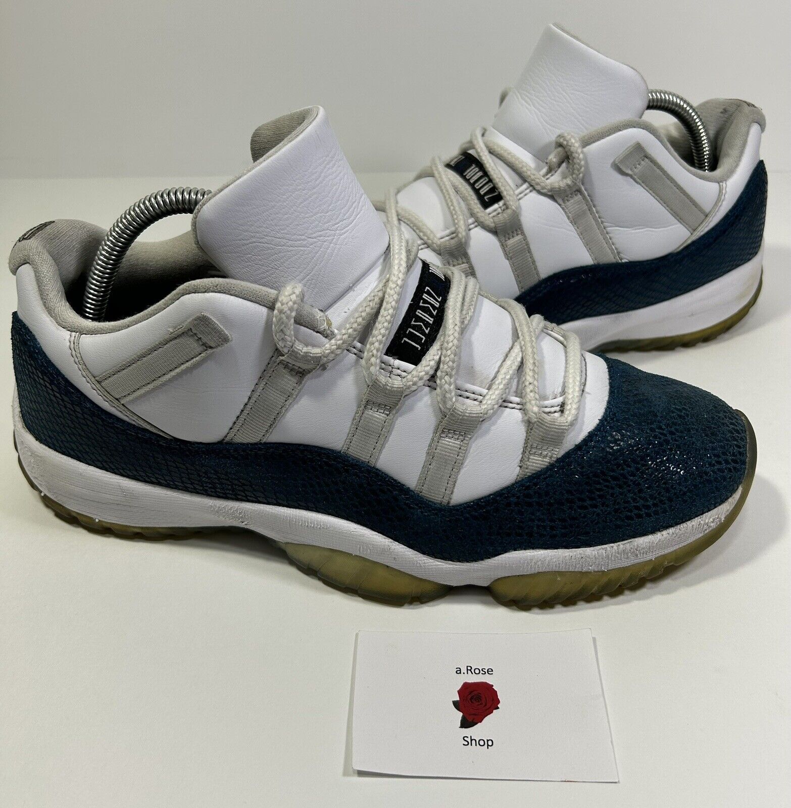 Nike Air Jordan 11 Retro Low 'Navy Snakeskin' (CD6846 102 