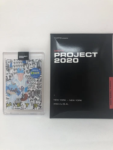Topps Project 2020 #30 Nolan Ryan by Gregory Siff Print Run: 2,215 w/ BOX