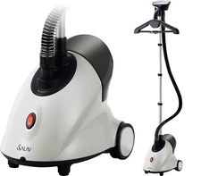 Salav GS18-Refurbished Standing Garment Steamer Roll Wheels 1.8L Adjustable Pole